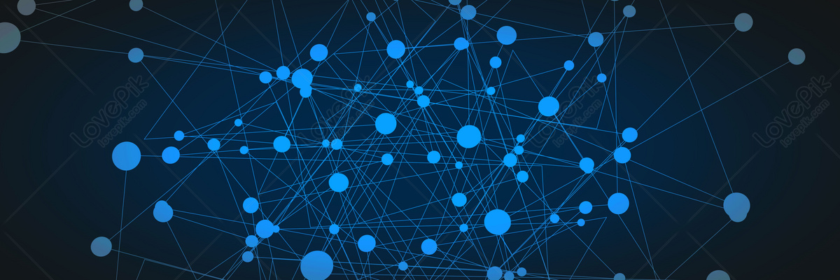Abstract network of connected technology